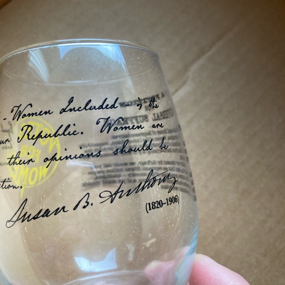 Wine Glasses - Well Told Stemless Wine Glass Set of 4 “Women’s History” - Picture 15 of 15